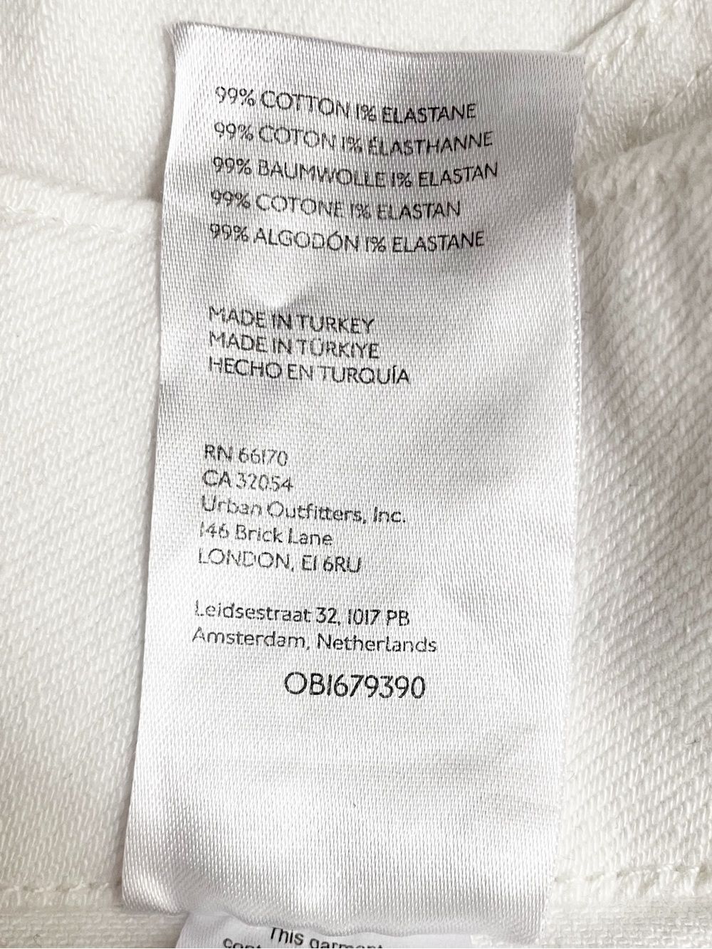 Anthropologie Maeve Colette Crop 26 Wide Leg Jeans White High Rise Patch Pocket - Picture 11 of 12